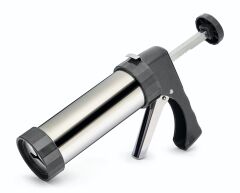 Paslanmaz Çelik Hamur ve Süsleme Pres Seti – 8 Uç + 8 Motif Diski